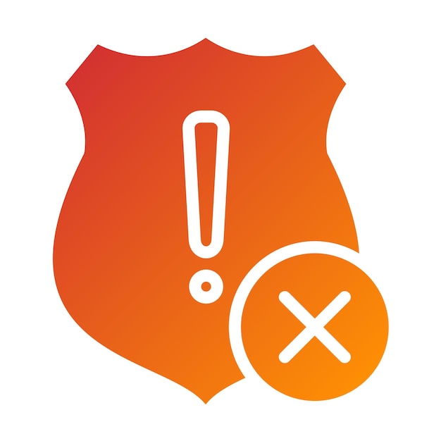 Estilo del icono de la crisis del diseño vectorial