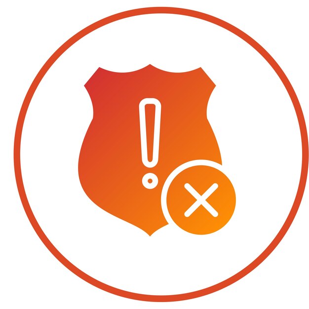 Estilo del icono de la crisis del diseño vectorial