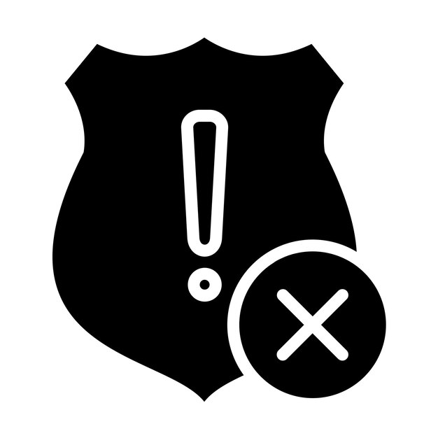 Estilo del icono de la crisis del diseño vectorial