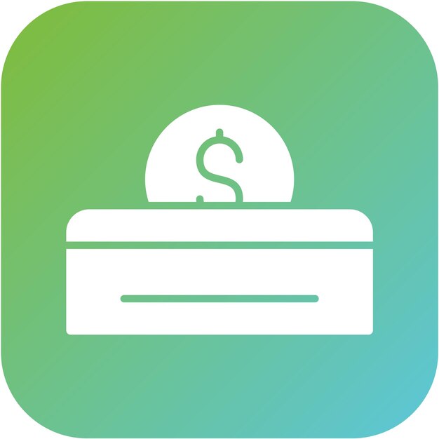 Estilo de icono de crowdfunding basado en donaciones de diseño vectorial