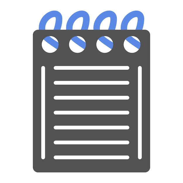 Estilo del icono del cuaderno