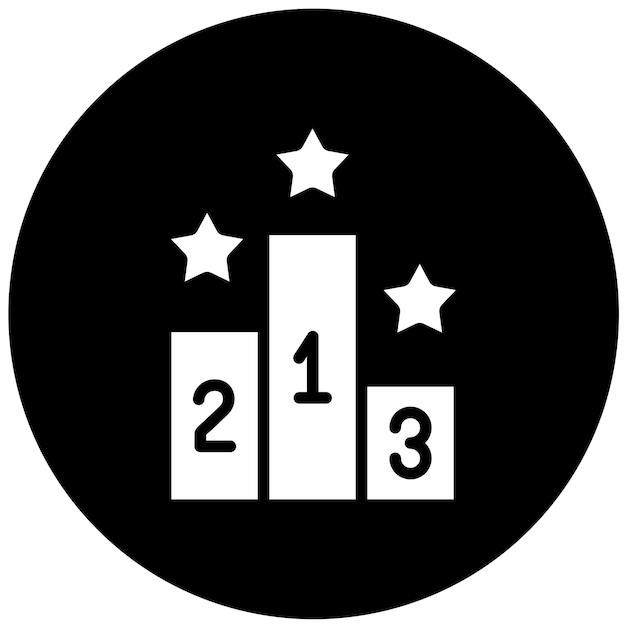 Estilo de icono del cuadro de clasificación de diseño vectorial