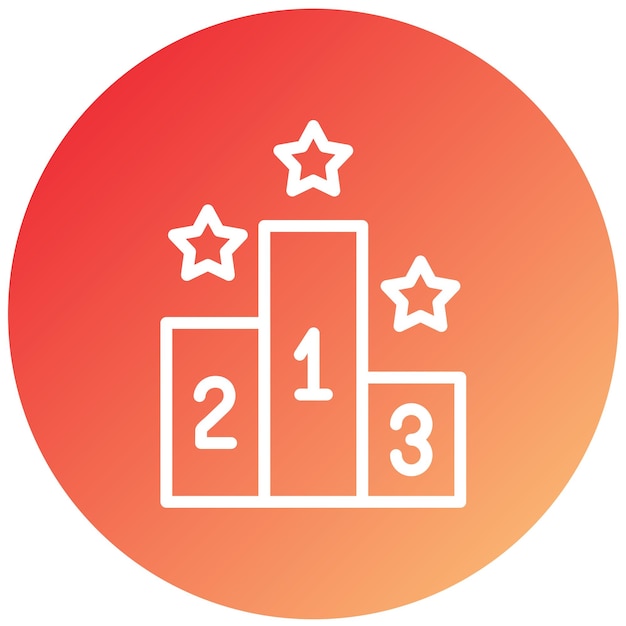 Estilo de icono del cuadro de clasificación de diseño vectorial