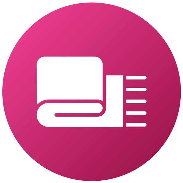 Estilo del icono de cubierta de cama de diseño vectorial