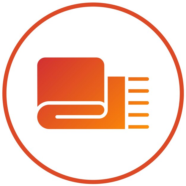 Estilo del icono de cubierta de cama de diseño vectorial