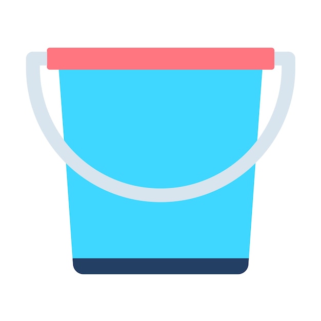 Estilo del icono del cubo de arena