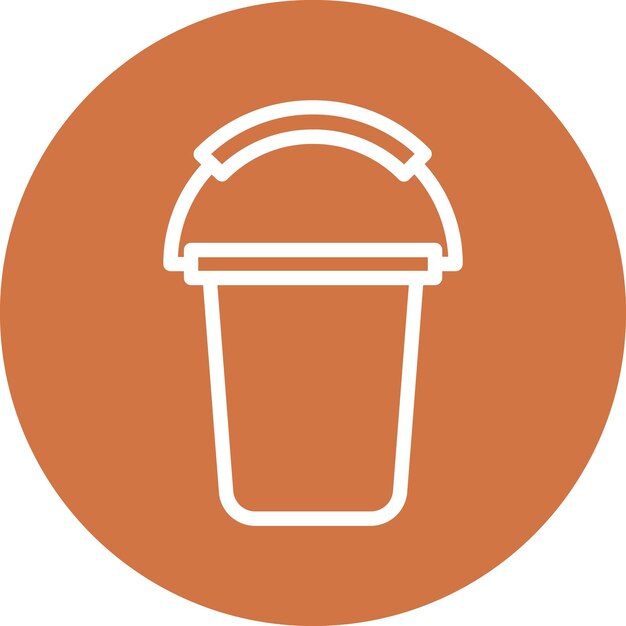 Estilo del icono del cubo de diseño vectorial