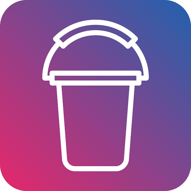 Estilo del icono del cubo de diseño vectorial