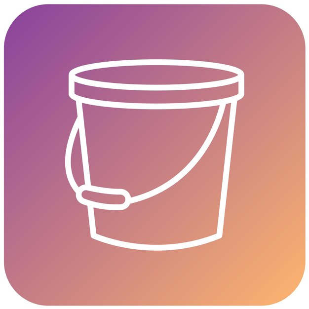 Estilo del icono del cubo de diseño vectorial