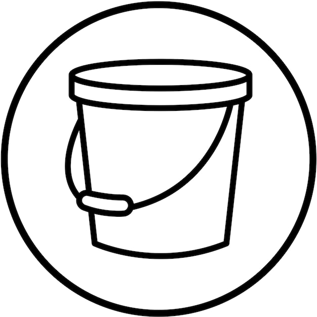 Estilo del icono del cubo de diseño vectorial