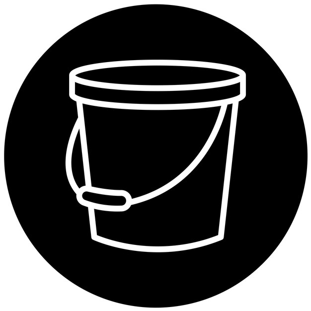Estilo del icono del cubo de diseño vectorial