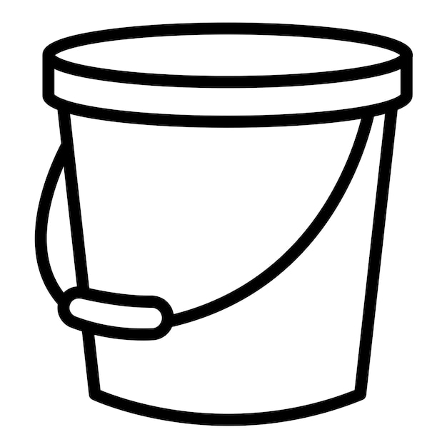 Estilo del icono del cubo de diseño vectorial