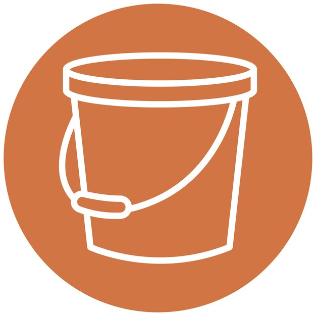Estilo del icono del cubo de diseño vectorial