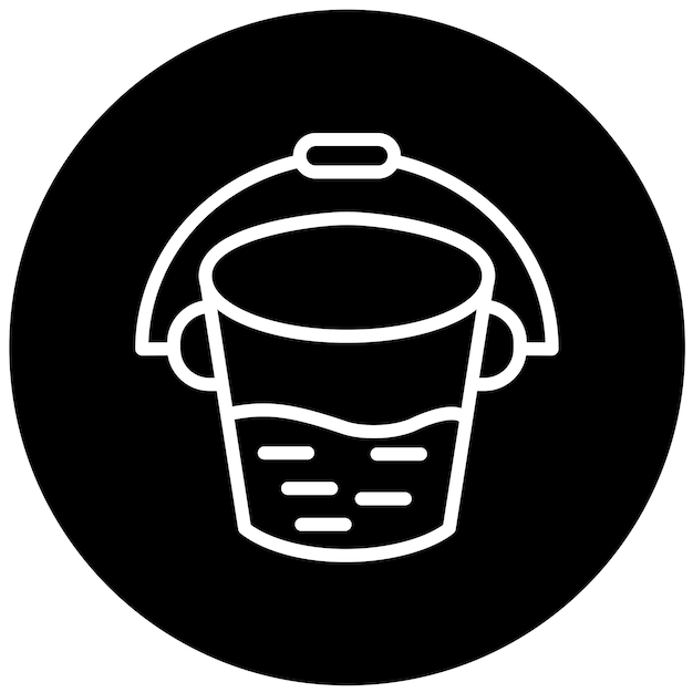 Estilo del icono del cubo de diseño vectorial