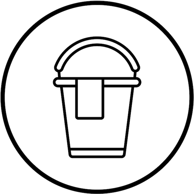 Estilo del icono del cubo de diseño vectorial