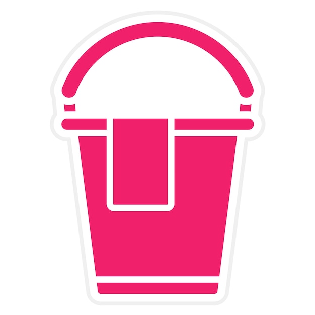 Estilo del icono del cubo de diseño vectorial