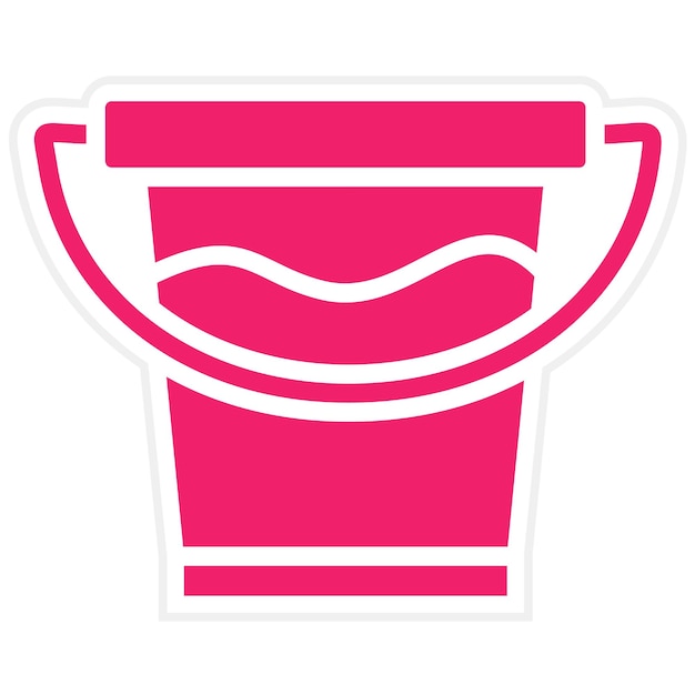 Estilo del icono del cubo de diseño vectorial