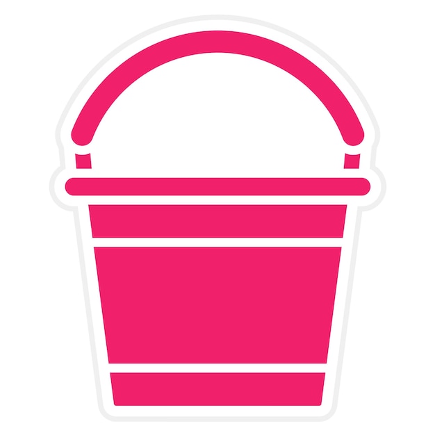 Estilo del icono del cubo de diseño vectorial