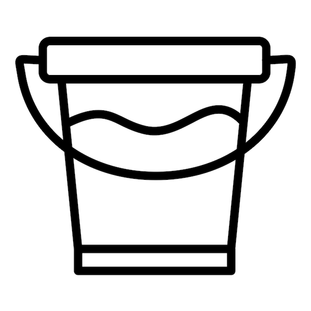 Estilo del icono del cubo de diseño vectorial