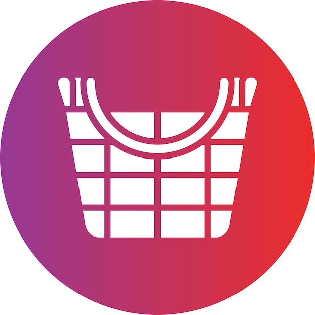 Estilo del icono del cubo de madera