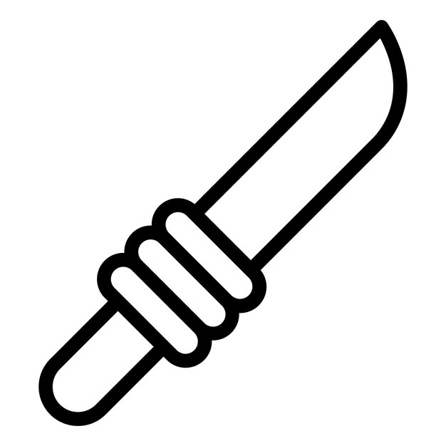 Estilo del icono del cuchillo