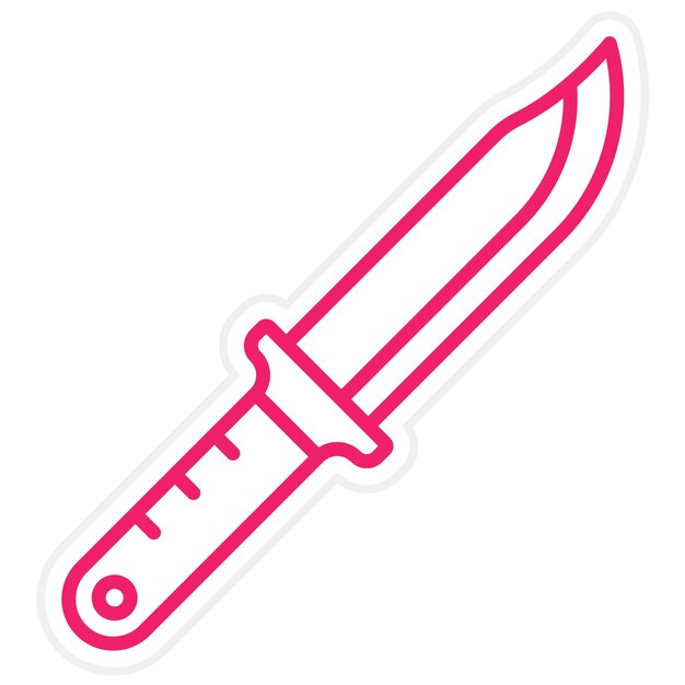Estilo del icono del cuchillo