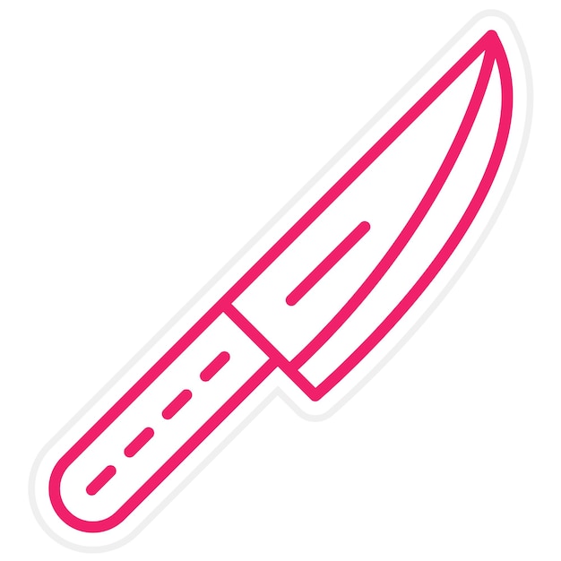 Estilo del icono del cuchillo