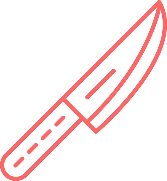 Estilo del icono del cuchillo