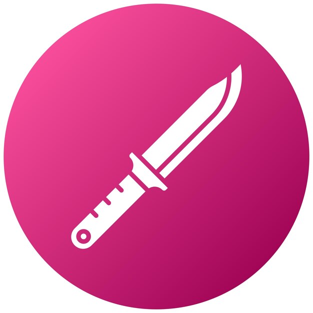 Estilo del icono del cuchillo