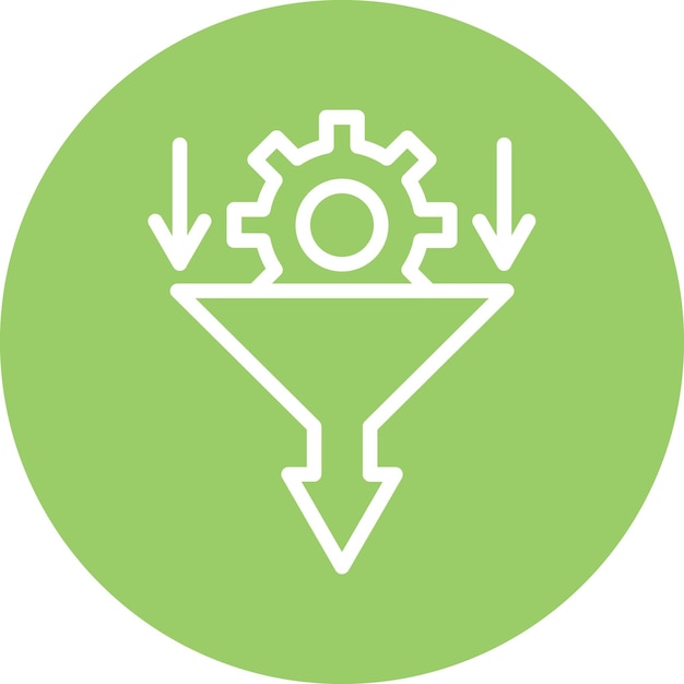 Estilo de icono de cuello de botella de diseño vectorial