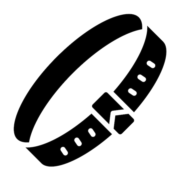 Estilo del icono del cuello de diseño vectorial