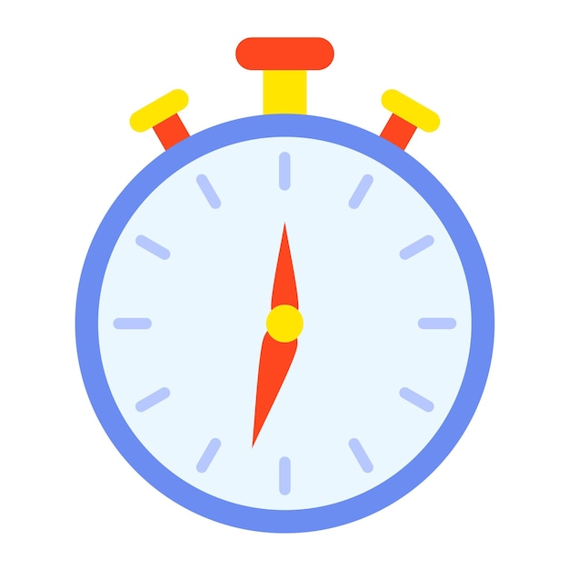 Estilo del icono de la cuenta atrás del diseño vectorial