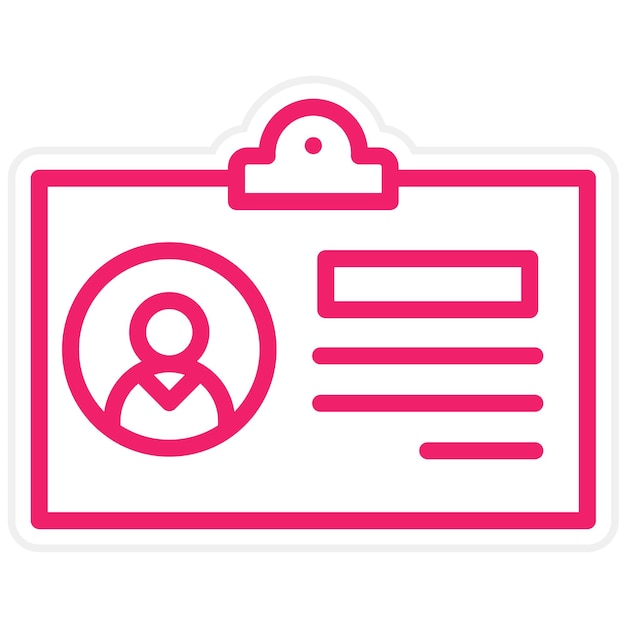Estilo del icono de la cuenta de diseño vectorial