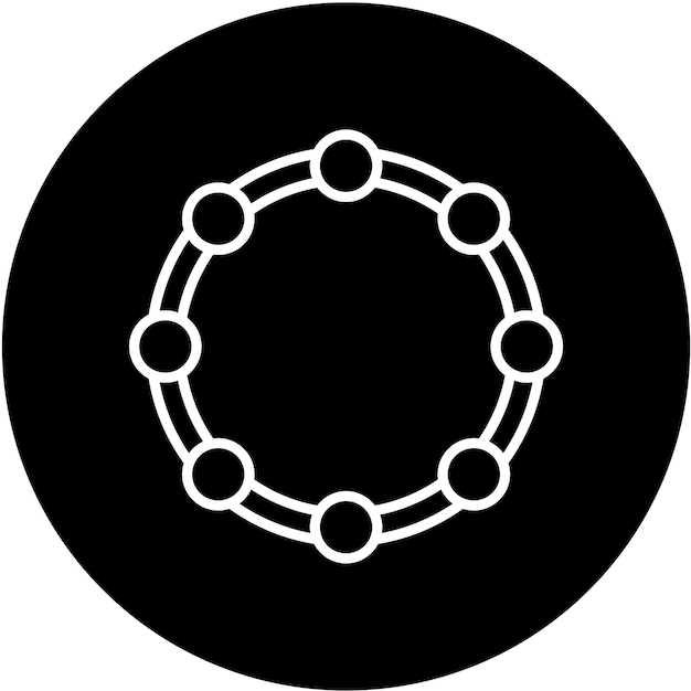 Estilo del icono de las cuentas de diseño vectorial