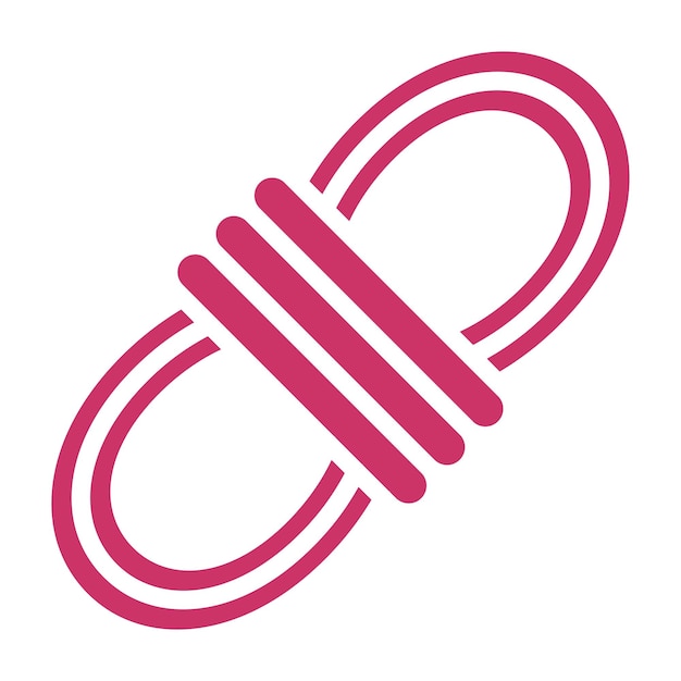 Estilo del icono de la cuerda de diseño vectorial