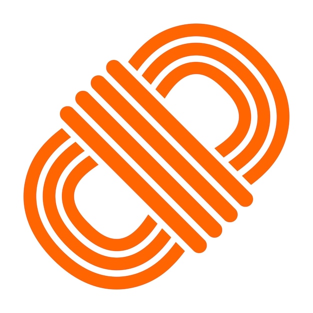 Estilo del icono de la cuerda de diseño vectorial