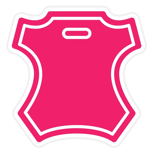 Estilo de icono de cuero de diseño vectorial
