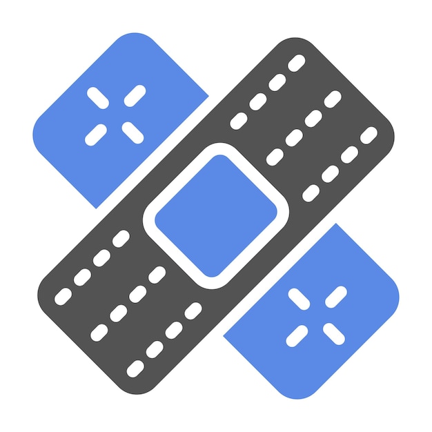 Estilo de icono de cuidado de heridas de diseño vectorial