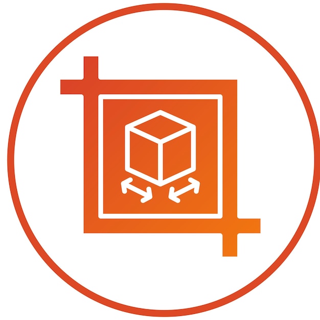 Estilo de icono de cultivo de diseño vectorial
