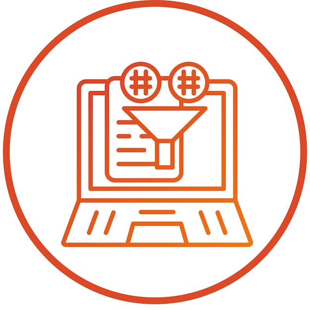 Estilo del icono de curado de contenido