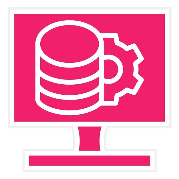 Estilo del icono de los datos de diseño vectorial