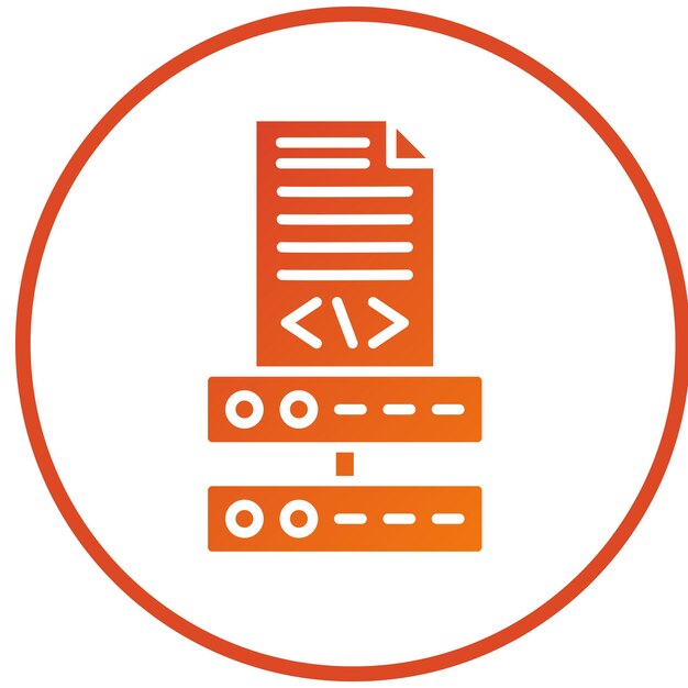 Estilo del icono de los datos de diseño vectorial