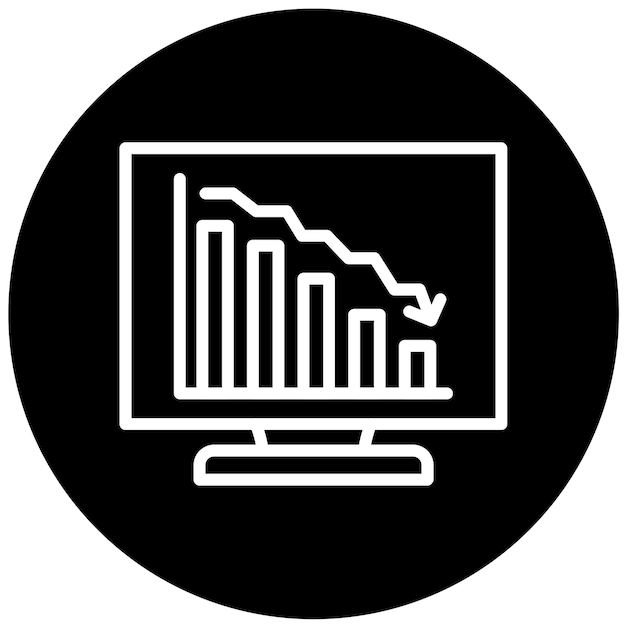 Estilo del icono de declive del diseño vectorial