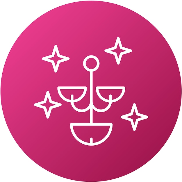 Estilo de icono de decoración de diseño vectorial