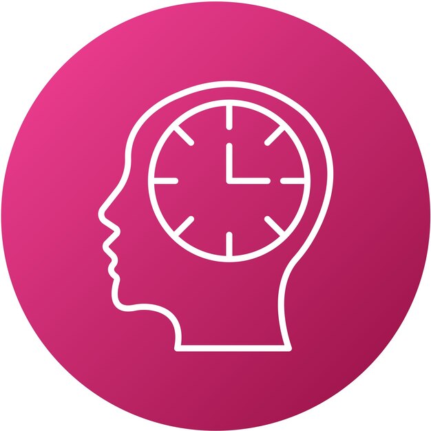 Estilo del icono de dedicación del diseño vectorial