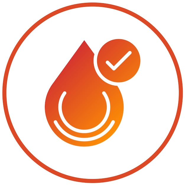 Estilo del icono de deficiencia de calidad del diseño vectorial