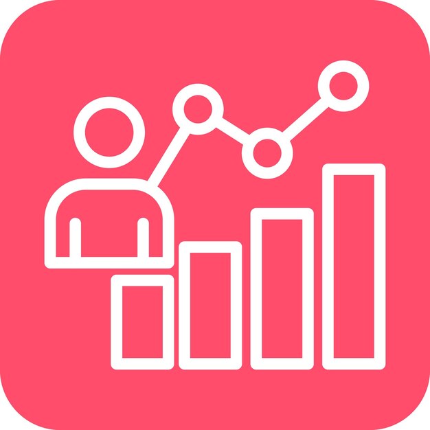 Estilo de icono demográfico de diseño vectorial