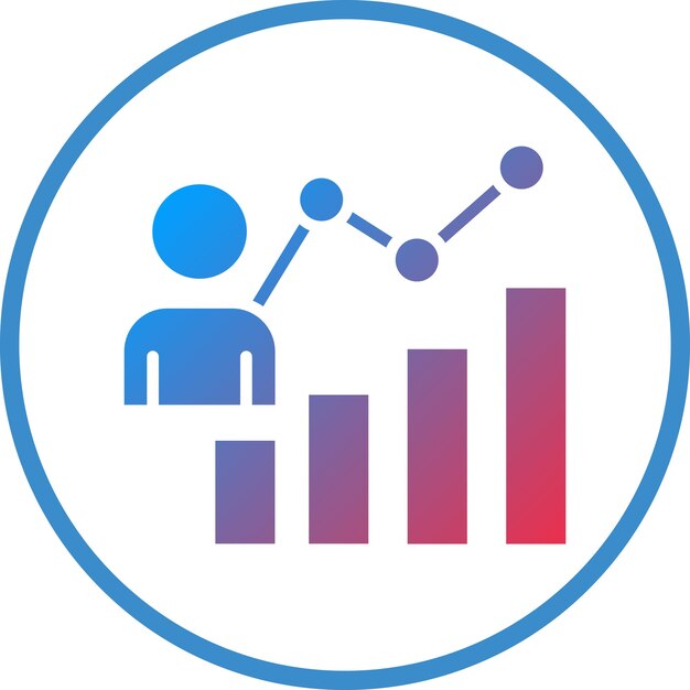 Estilo de icono demográfico de diseño vectorial