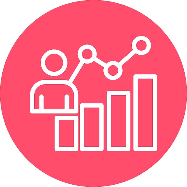 Estilo de icono demográfico de diseño vectorial