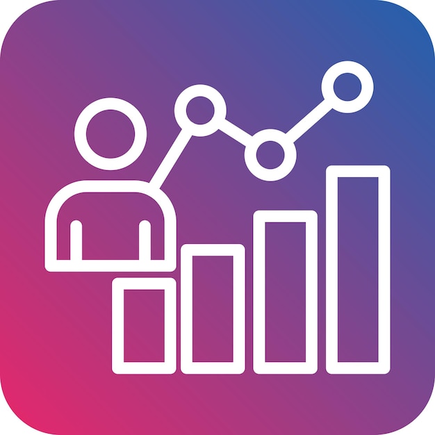 Estilo de icono demográfico de diseño vectorial